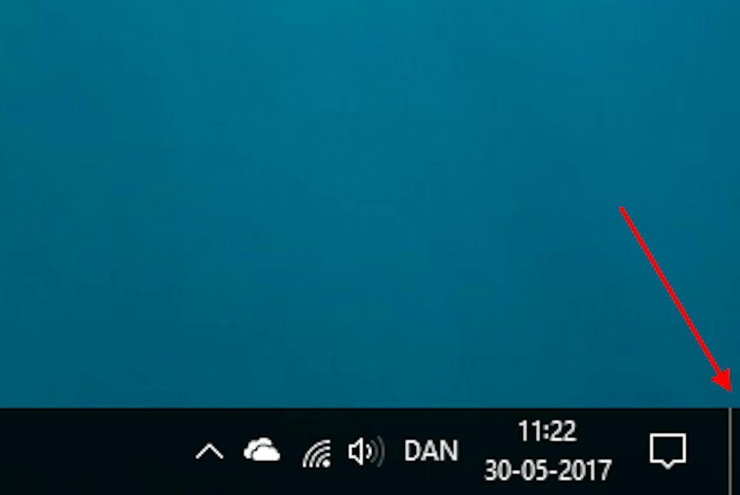 Windows har en hemmelig mulighed for et rent skrivebord.